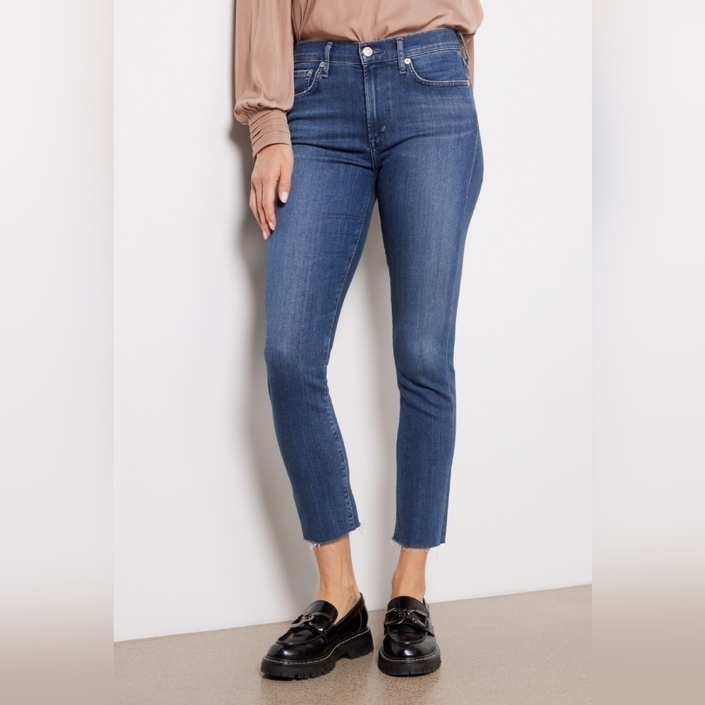 Agolde Sophie High-Rise Skinny Crop Jeans - Size 27